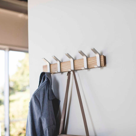 Veggmontert knaggrekke beige 50 x 10 cm - Lindas Dekor