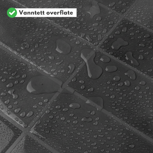 Adelina antrasitt selvklebende veggfliser