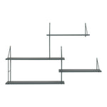 Harlem vegghylle grønn metall/tre 99 cm
