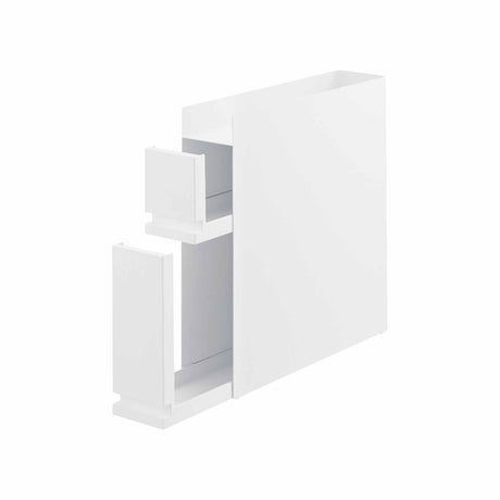Skyvbar krydderhylle hvit magnetisk 50 x 52,5 cm - Lindas Dekor