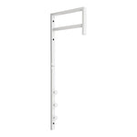Trento vegghengt klesstativ hvit metall 82 cm