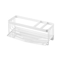 Såpeholder med dryppskål hvit