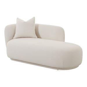 Naturfarget Mykonos Daybed vist i interiørmiljø som lounge eller stue.