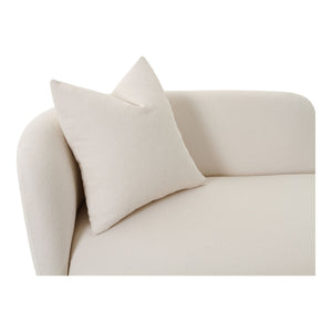 Naturfarget Mykonos Daybed med inkludert pute i stilrent tekstil.