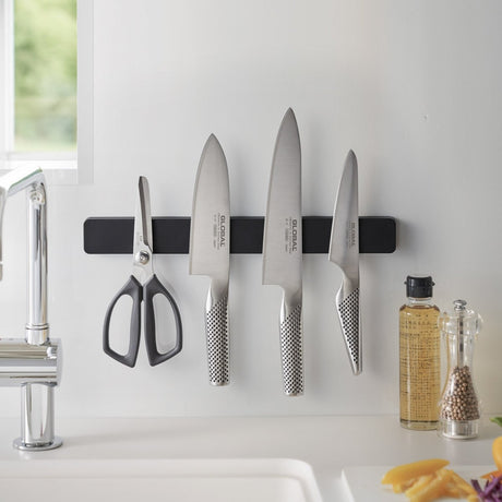 Magnetisk knivholder sort - Lindas Dekor