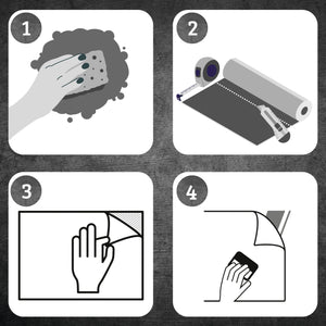 Transparent kontaktplast på bordplate – usynlig beskyttelse mot daglig bruk
