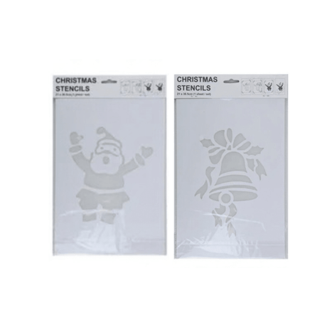 2-pk Julesjablonger 22 x 35 cm - Lindas Dekor Sjablonger