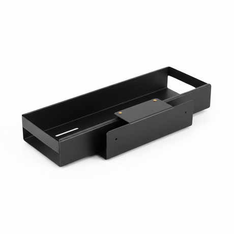 Uttrekkbar hylle smal sort