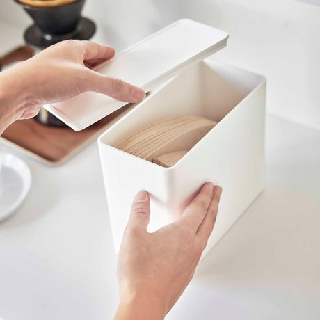 kaffefilter oppbevaring 1,9 liter med tett lokk