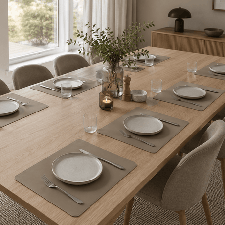 Bordbrikke taupe 45 x 30 cm - Lindas Dekor Bordbrikke