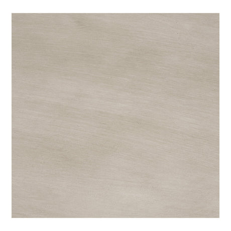 Grått sofabord med rund topp og bred base til stue og hagestue