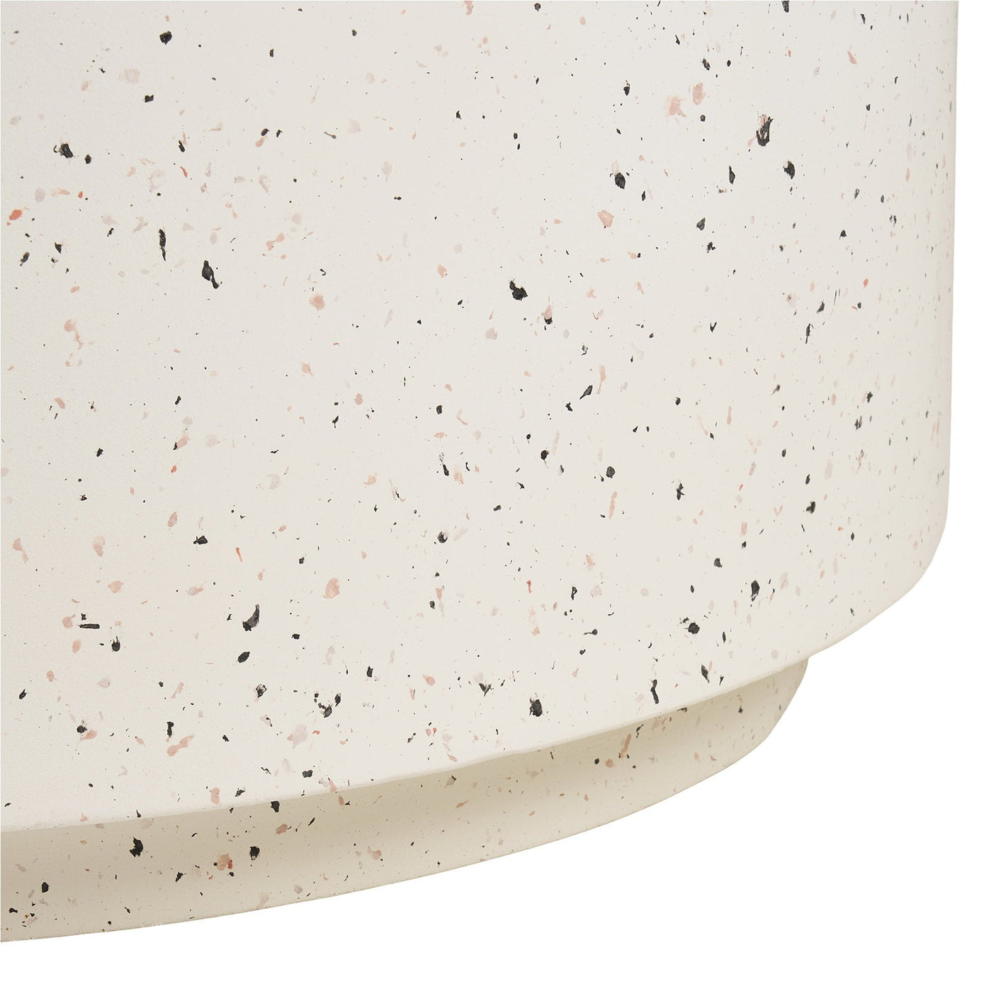 Bonn sofabord fiberclay terrazzo-look ø70 cm