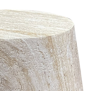 Bonn sidebord fiberclay natur ø47,5 cm