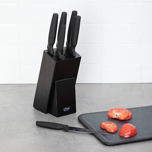 Knivblokk Caractère med 6 kniver