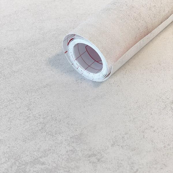 Vareprøve: Mikrosement hvit kontaktplast - Lindas Dekor