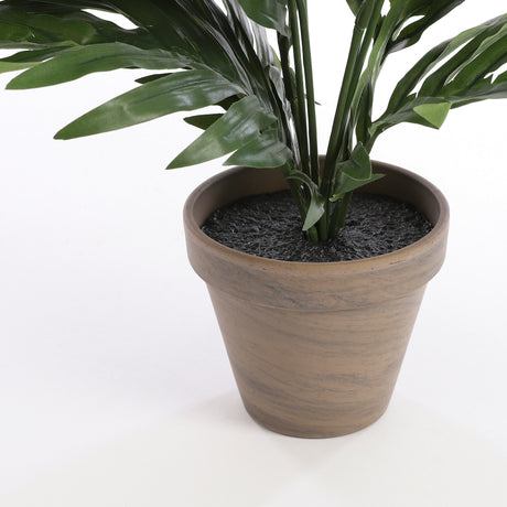 Areca palme kunstig grønn med potte 80 cm - Lindas Dekor