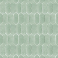 Mathilde lys grønn selvklebende fliser