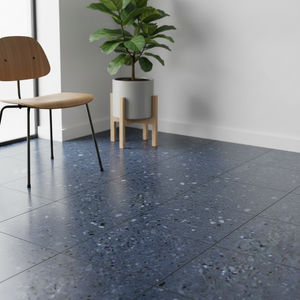 Lisboa Terazzo Blå selvklebende fliser