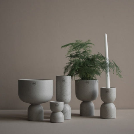 DBKD Post potte beige liten - Lindas Dekor