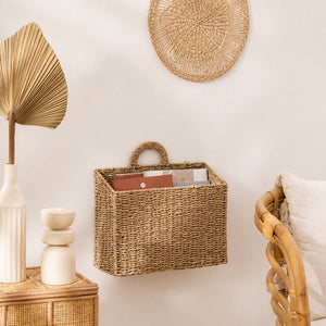Hengekurv Cora natur 40 x 14 x 37 cm