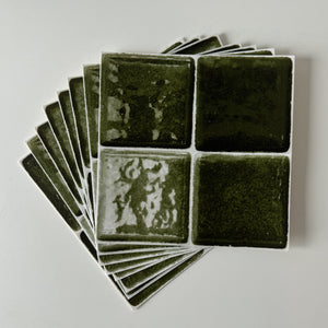 Vareprøve: Ezra flaskegrønn selvklebende fliser