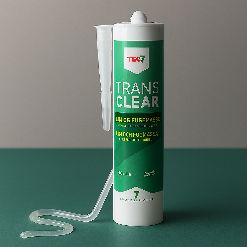 TEC7 fugemasse transparent