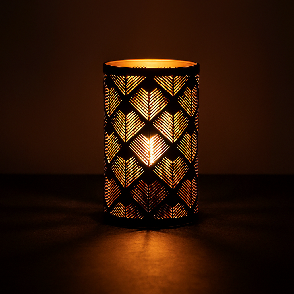 Nata LED lyslykt geo