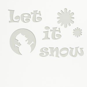 Julesjablonger 30 x 50 cm