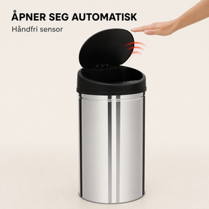 Sensorbøtte i rustfritt stål 42 liter