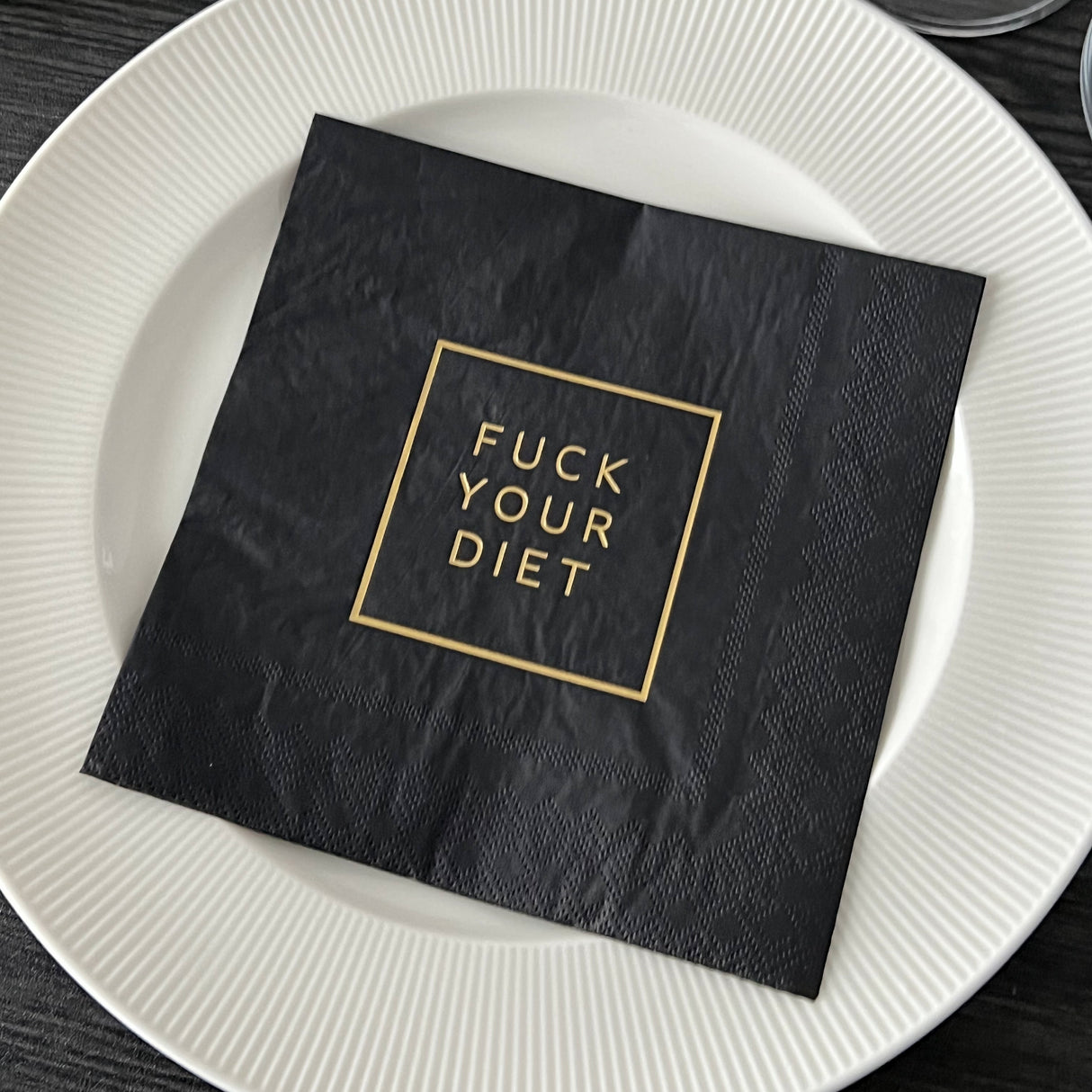 Servetter "Fuck your diet" 20-pack