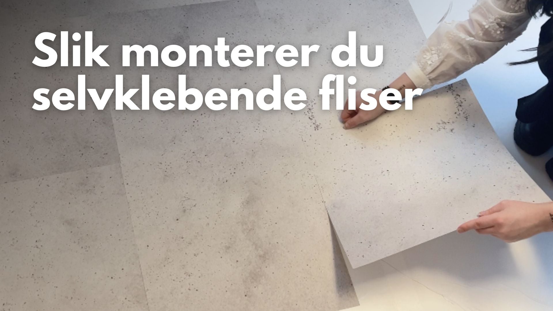 8-pk Venezia terrazzo selvklebende fliser – Lindas Dekor
