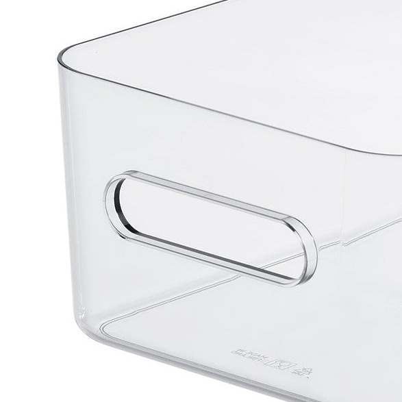 Transparent oppbevaringsboks med håndtak SmartStore Compact Clear