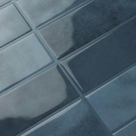 10-pk Adelina blå selvklebende veggfliser