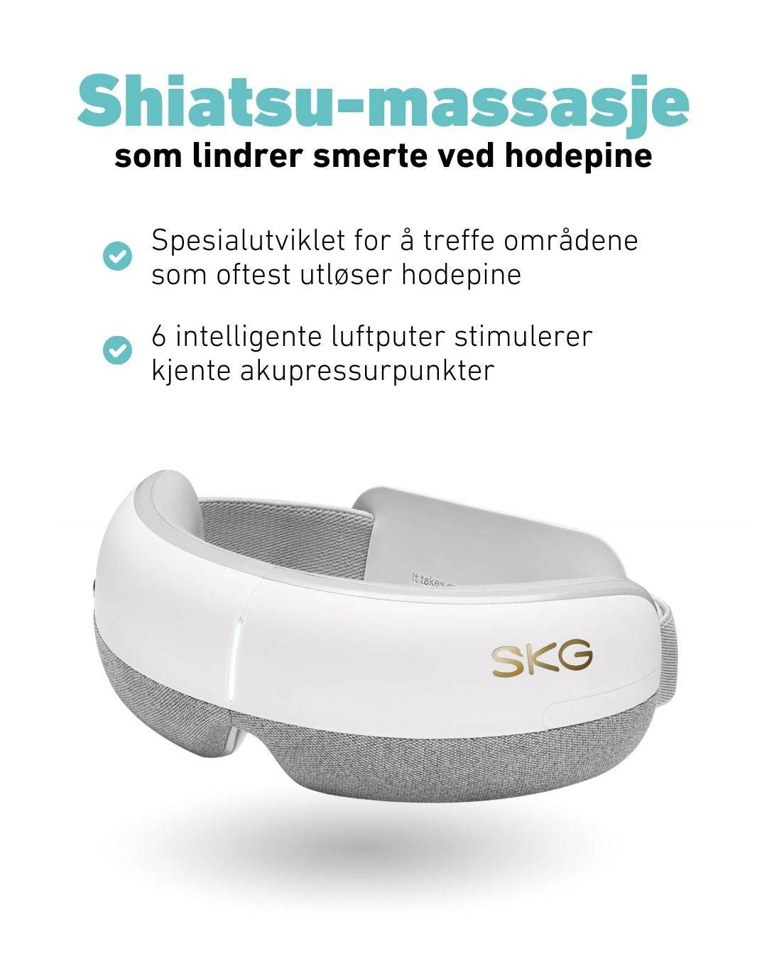 Massasjemaske for hodepine