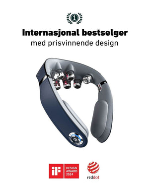 Opplev dyp og effektiv nakkemassasje når som helst, hvor som helst. Med sitt foldbare og stilrene design er G7 Pro Fold kåret til vinner av både Red Dot Award og iF Design Award 2024