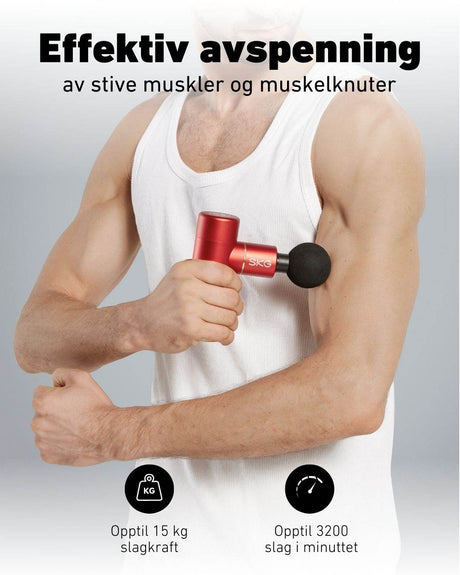 Massasjepistol F3 rød - Lindas Dekor