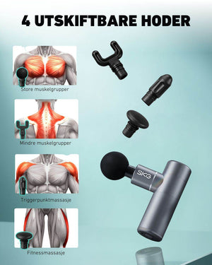 Massasjepistol F3 grå