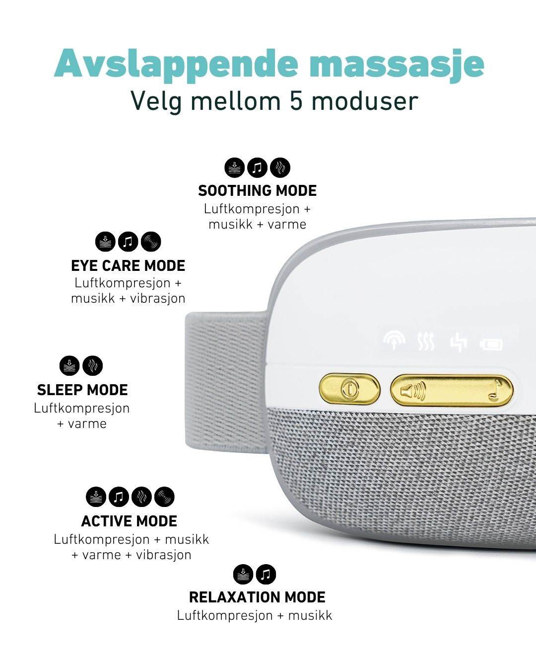 Massasjemaske for hodepine - Lindas Dekor