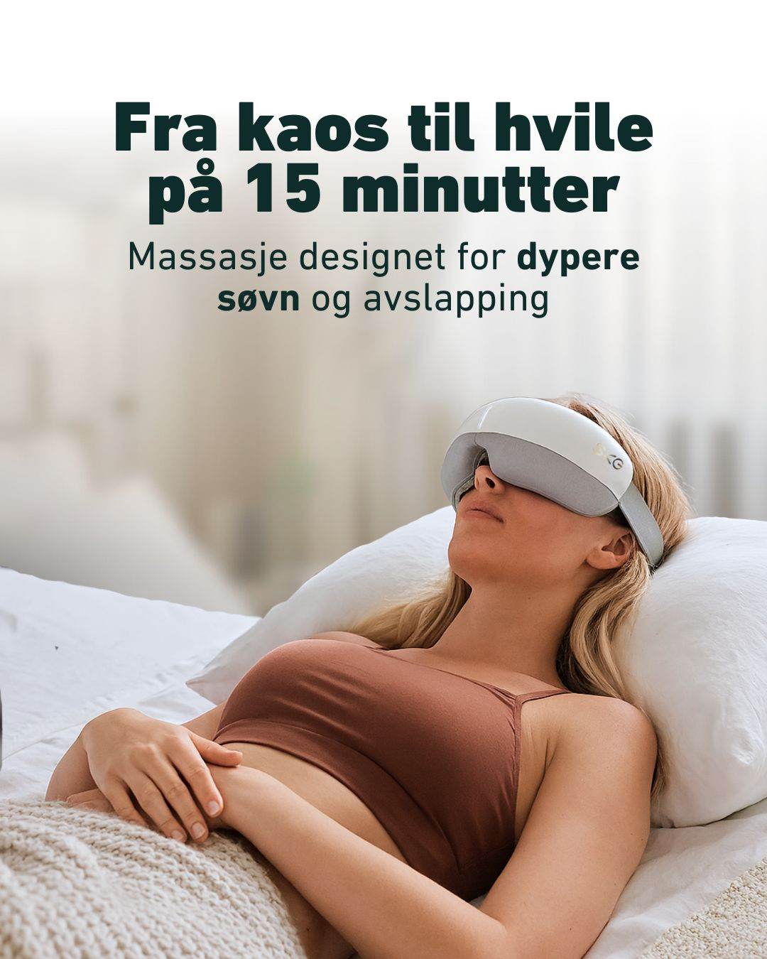 Massasjemaske for hodepine