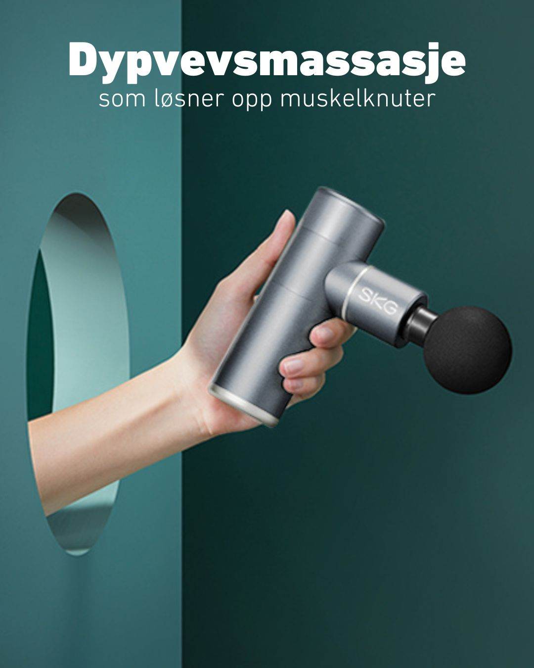 Massasjepistol F3 grå