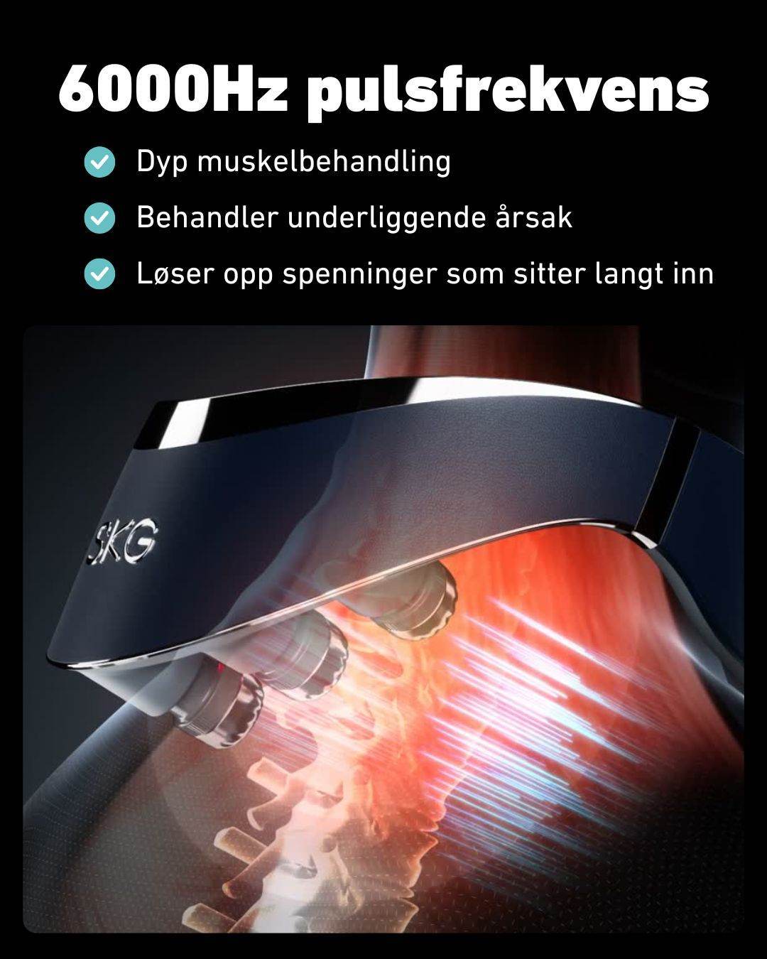 Massasjeapparat for nakke G7 Pro-Fold