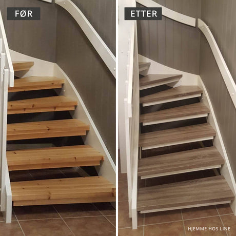 Eik kontaktplast på kjøkkenskap – nøytral brunfarge med tidløst mønster
