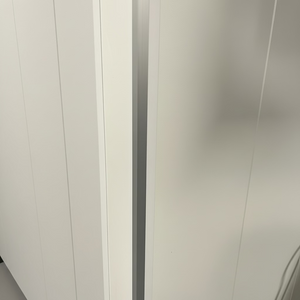 4-pk Endelister til baderomsplater aluminium 1200 mm