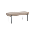 Swindon bänk bouclé sten 100 cm
