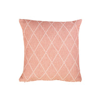 Putetrekk jaquard bomull rosa 45 x 45 cm