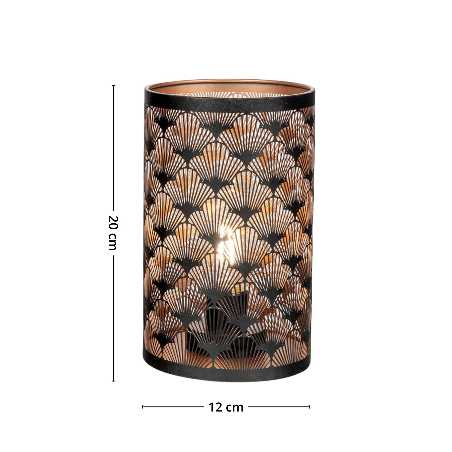 Nata LED lyslykt skjell