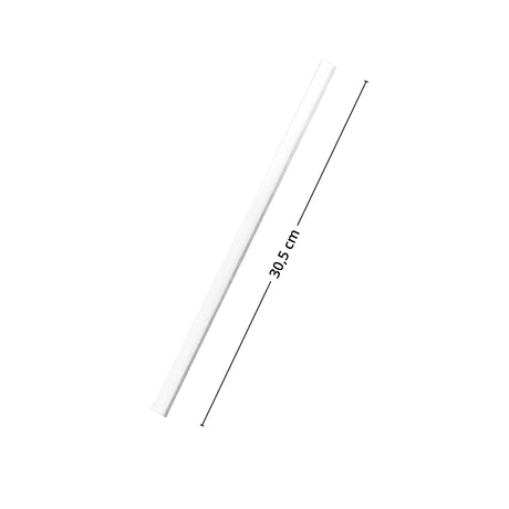 Med disse hvite endelistene blir skjøtene på flisene mye mer elegant. 