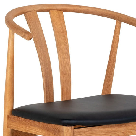 2 - pk Artenara spisestol oak veneer - Lindas Dekor