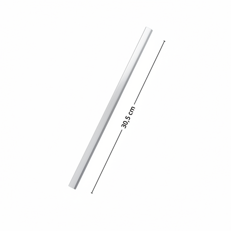 Endelister i sølv til selvklebende fliser – enkel montering og moderne design"