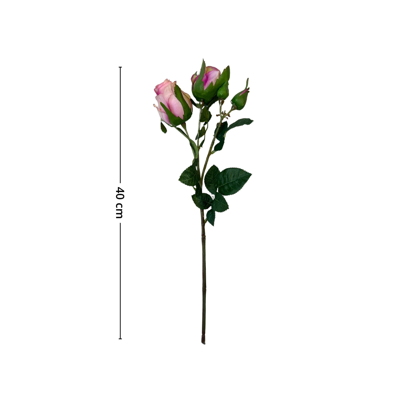 Vedlikeholdsfri rosa rose fra Mr. Plant for varig og elegant blomsterdekorasjon.